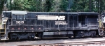 NS 3815 idles in Glenwood Yard